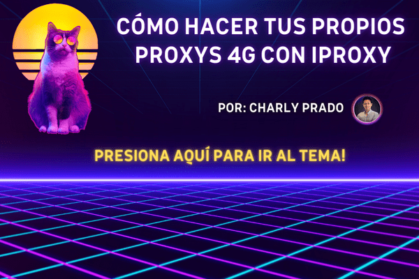 iProxy - Como hacer tu propio proxy 4G